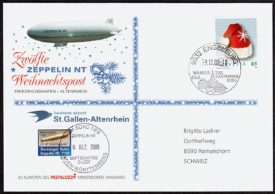 Weihnachtspost 2009 Zeppelin NT